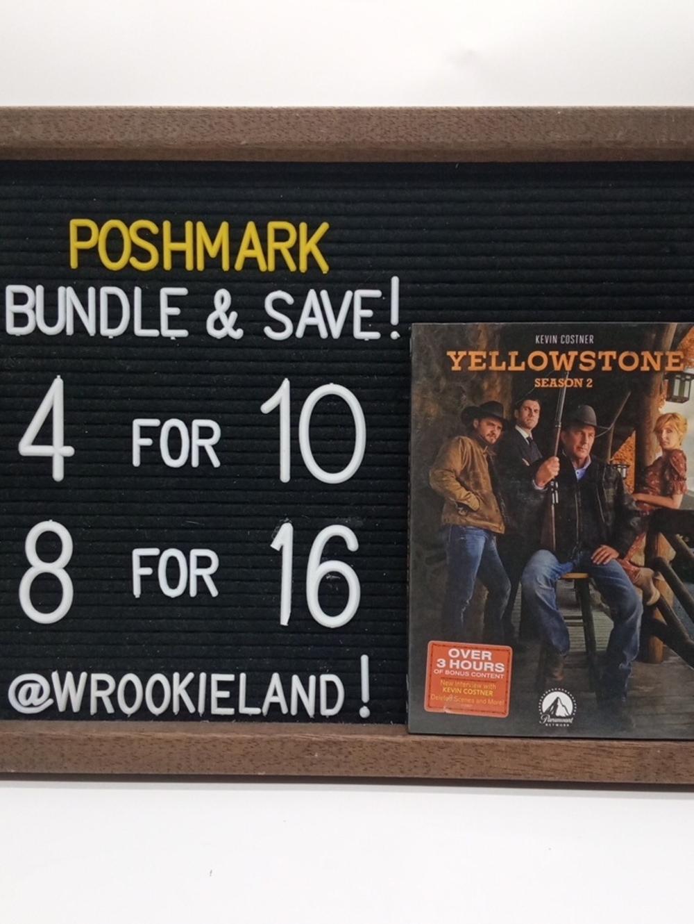 Yellowstone Complete Season 2 Box Set DVD#E44